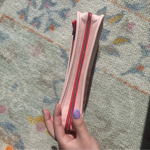 Glossier Pink and Red Pouch - Picture 7 of 12